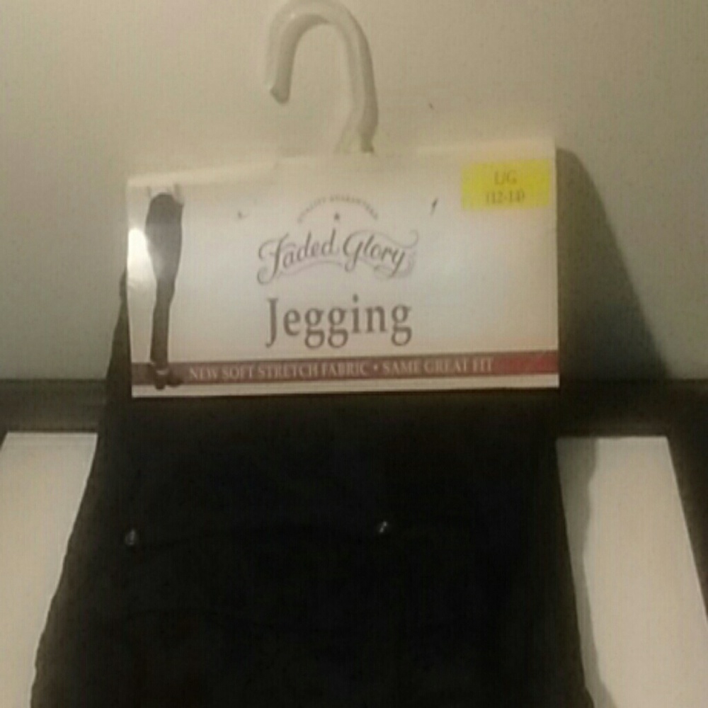 Faded Glory Jeggings Large New